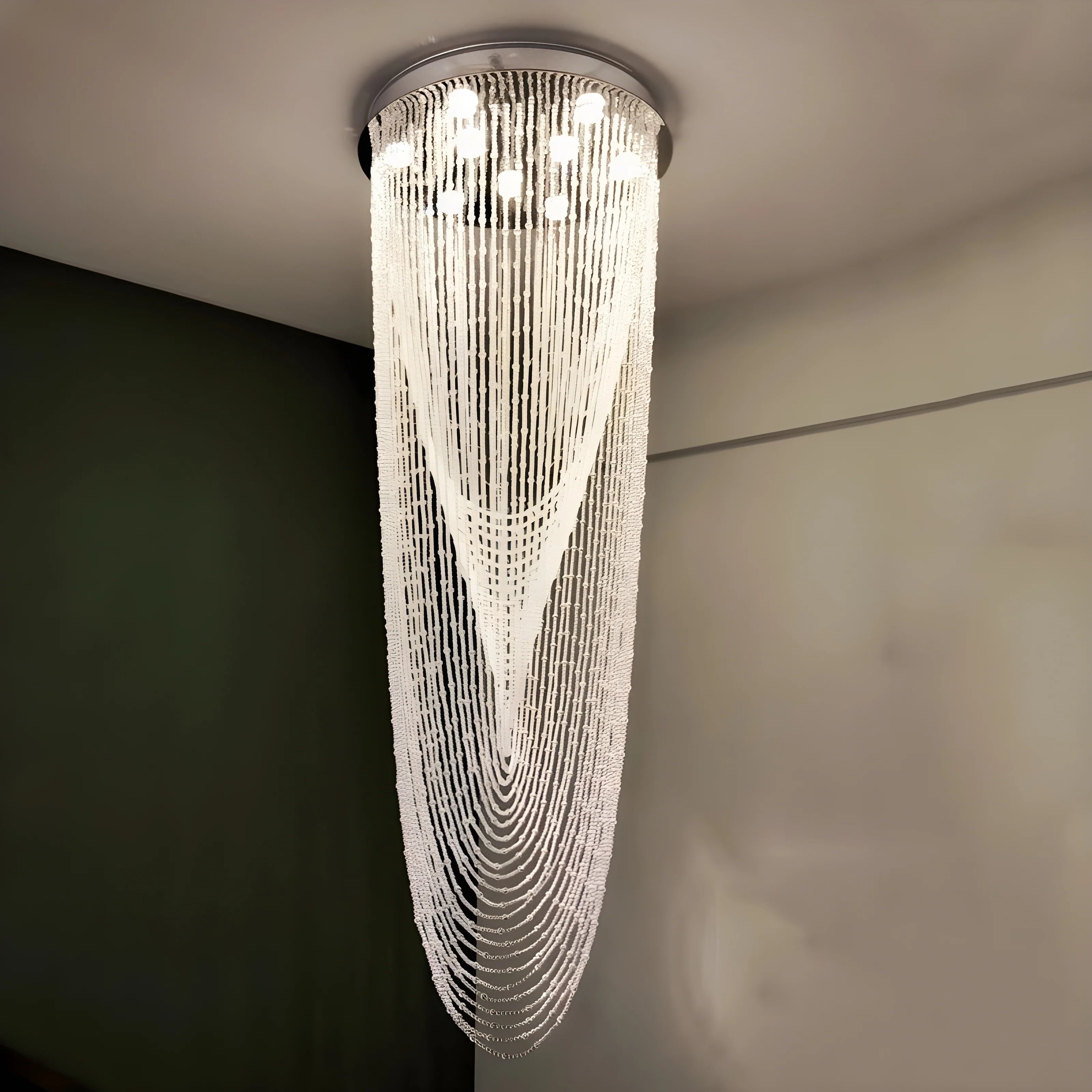 Golfe-Juan | Stunning Large Crystal Ceiling Chandelier