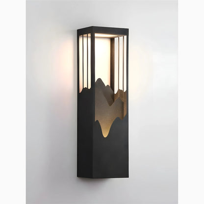 Black Outdoor Original Design Waterproof Wall Light For Garden, Courtyard