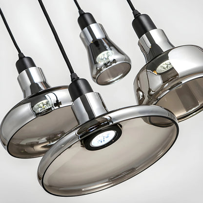 Entraunes | Smoky Grey Retro Pendant Lamp