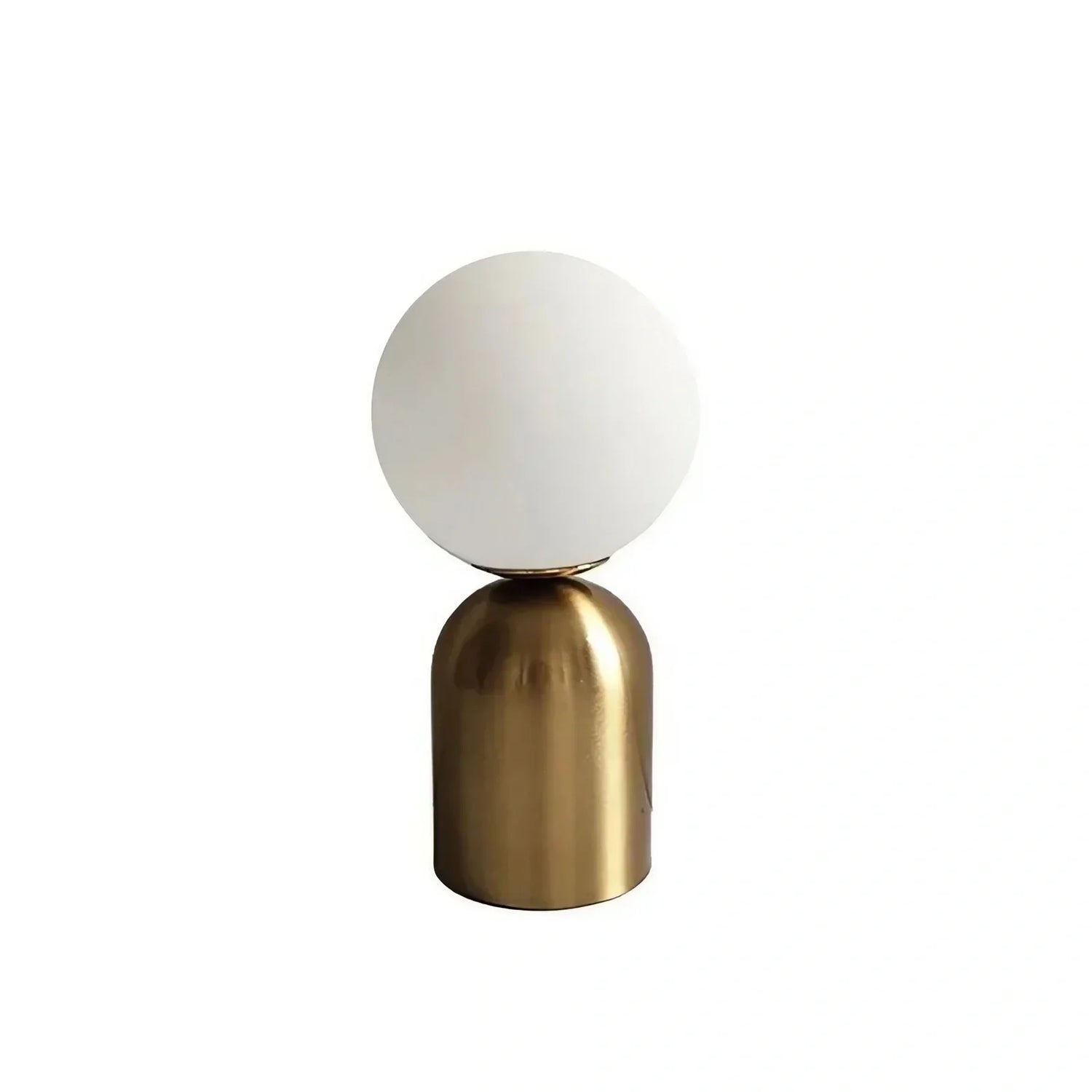 Gossau | Gold Metal Glass Ball LED Desk Light Fixture With Hat