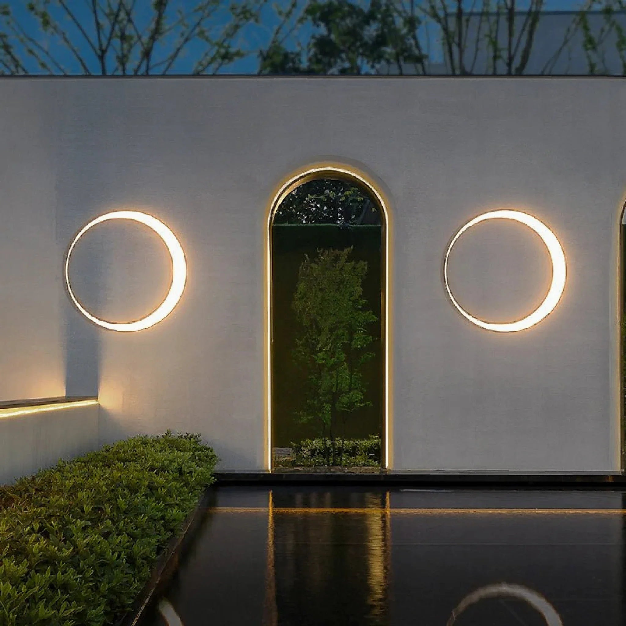 Albino | Outdoor Waterproof Moon Wall Lamp for Garden