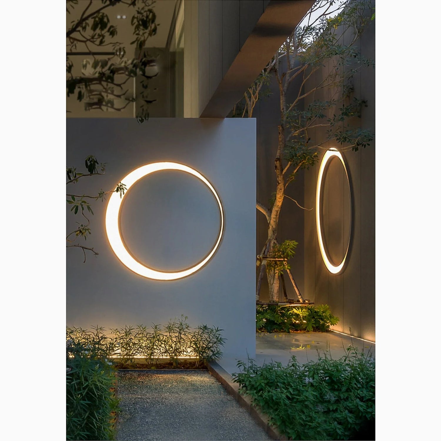 Albino | Outdoor Waterproof Moon Wall Lamp for Garden