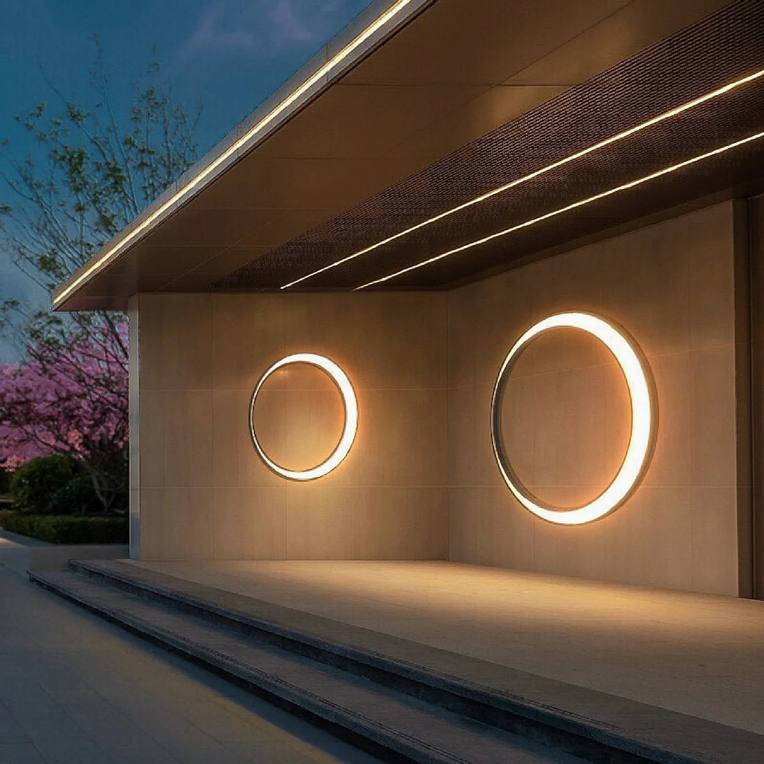 Albino | Outdoor Waterproof Moon Wall Lamp for Garden