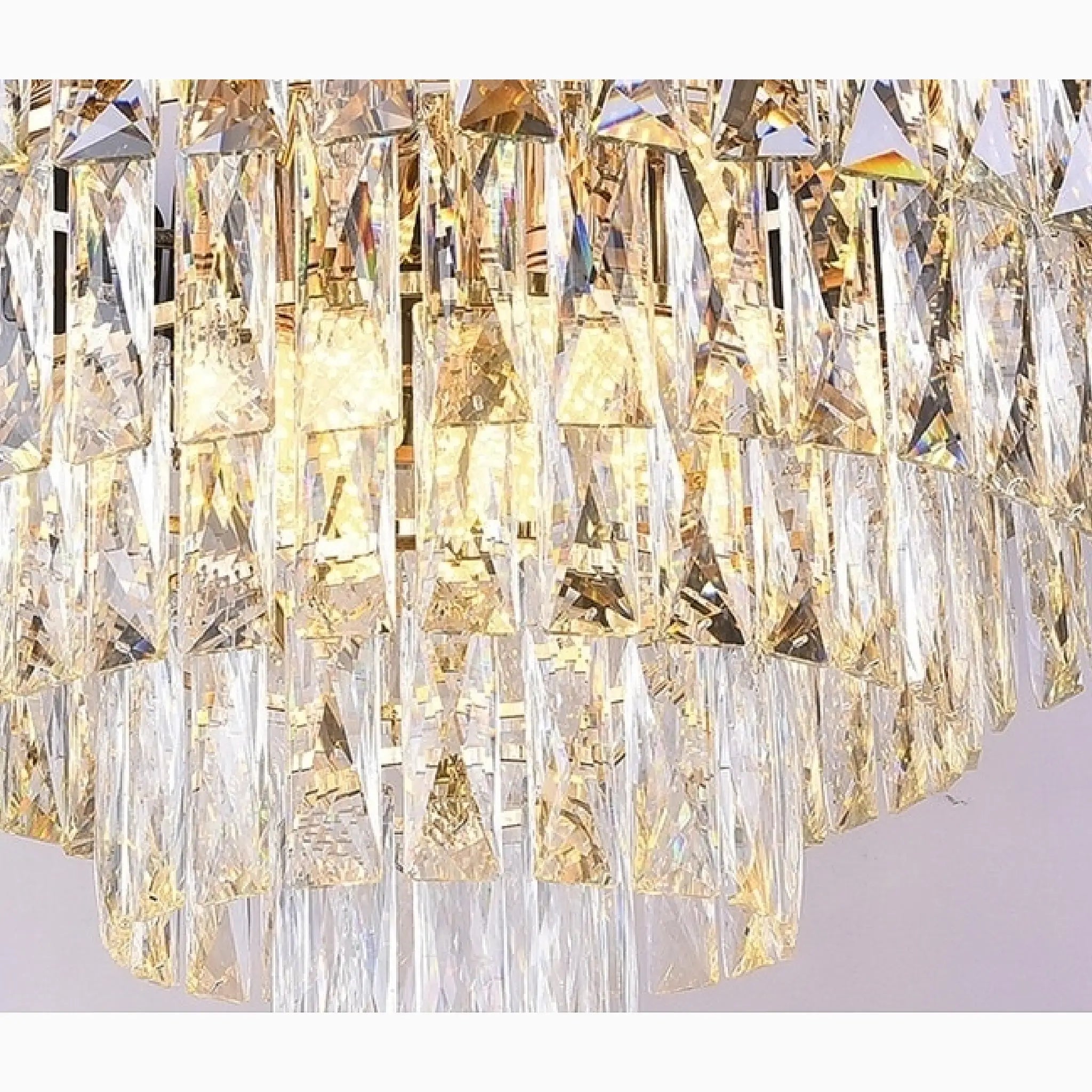 Alfonsine | Luxury Black Crystal Led Hanging Chandelier For Living Room