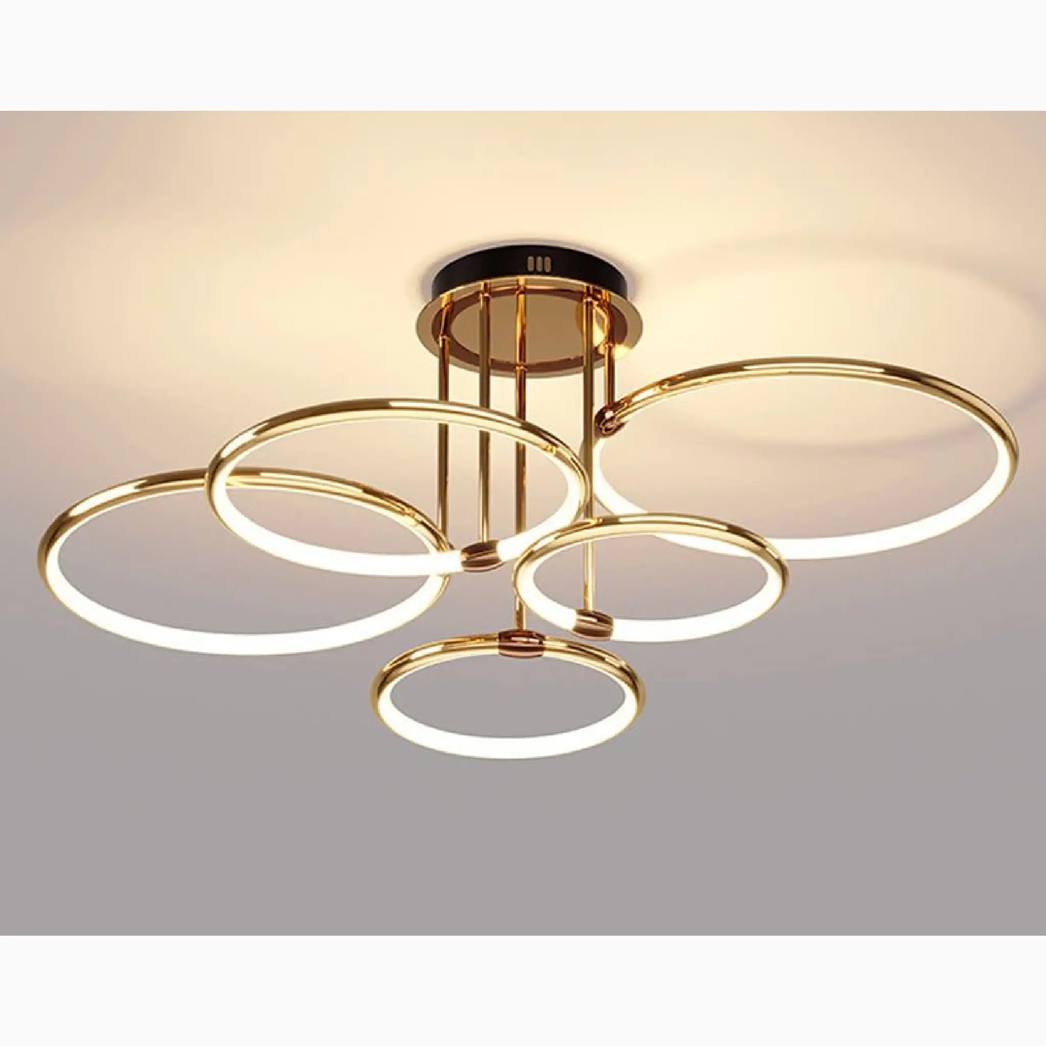 Bagolino | Luxury Ring LED Chandelier made of Electroplated Metal