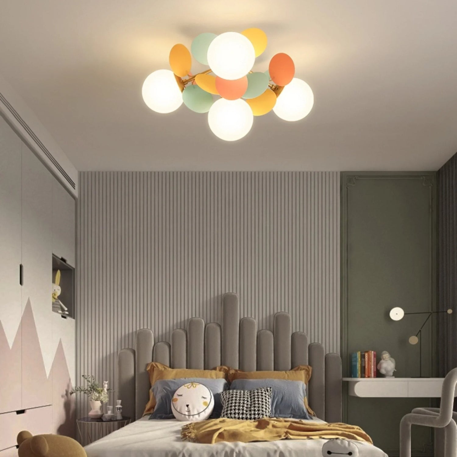 Cabella Ligure | Creative Flower Branch LED Ceiling Lamp for Bedroom