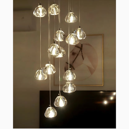 Cernobbio | Staircase Hanging Crystal Lamp