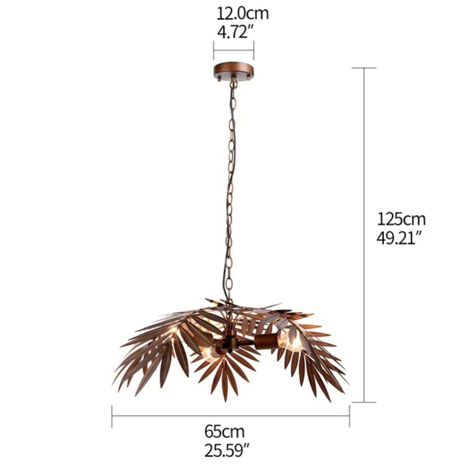 Deinze | Modern Loft Coconut Tree Chandelier for Restaurant