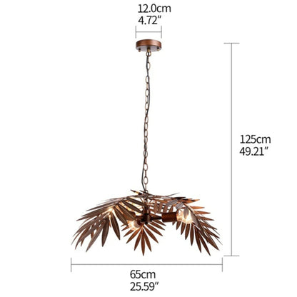 Deinze | Modern Loft Coconut Tree Chandelier for Restaurant