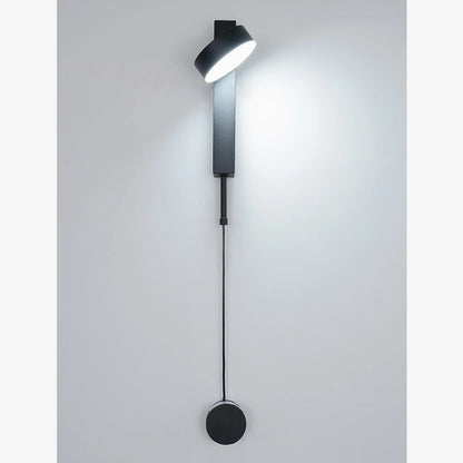 Hergiswil | Black/Gold Simple Rotating Indoor LED Wall Sconce