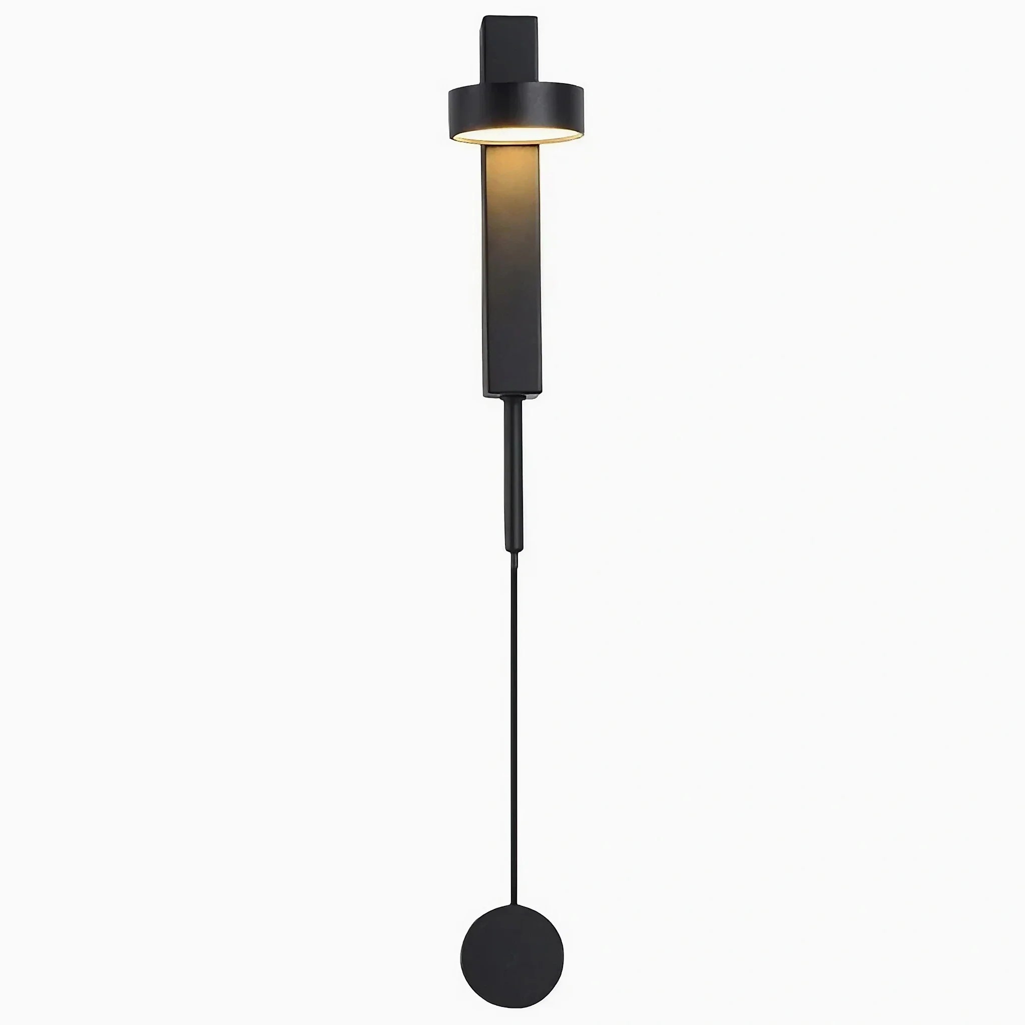 Hergiswil | Black/Gold Simple Rotating Indoor LED Wall Sconce