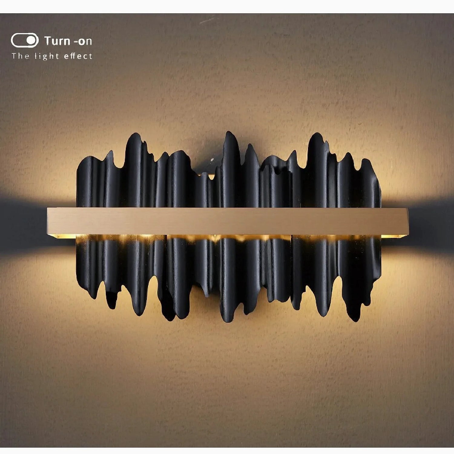 Moulinet | New Modern LED Gold/Black Wall Sconce