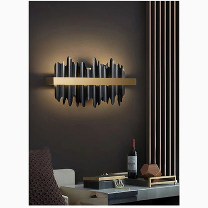 Moulinet | New Modern LED Gold/Black Wall Sconce