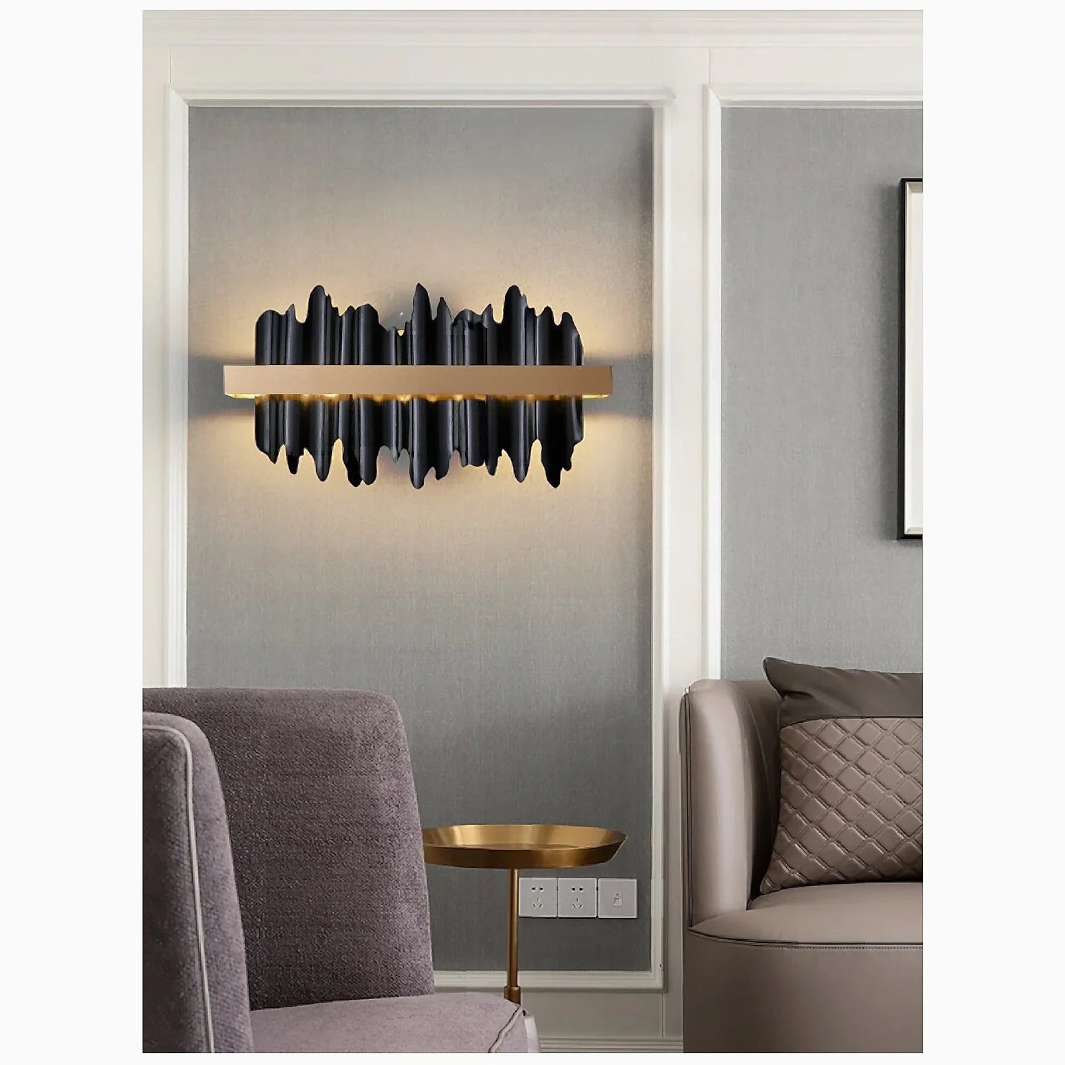 Moulinet | New Modern LED Gold/Black Wall Sconce