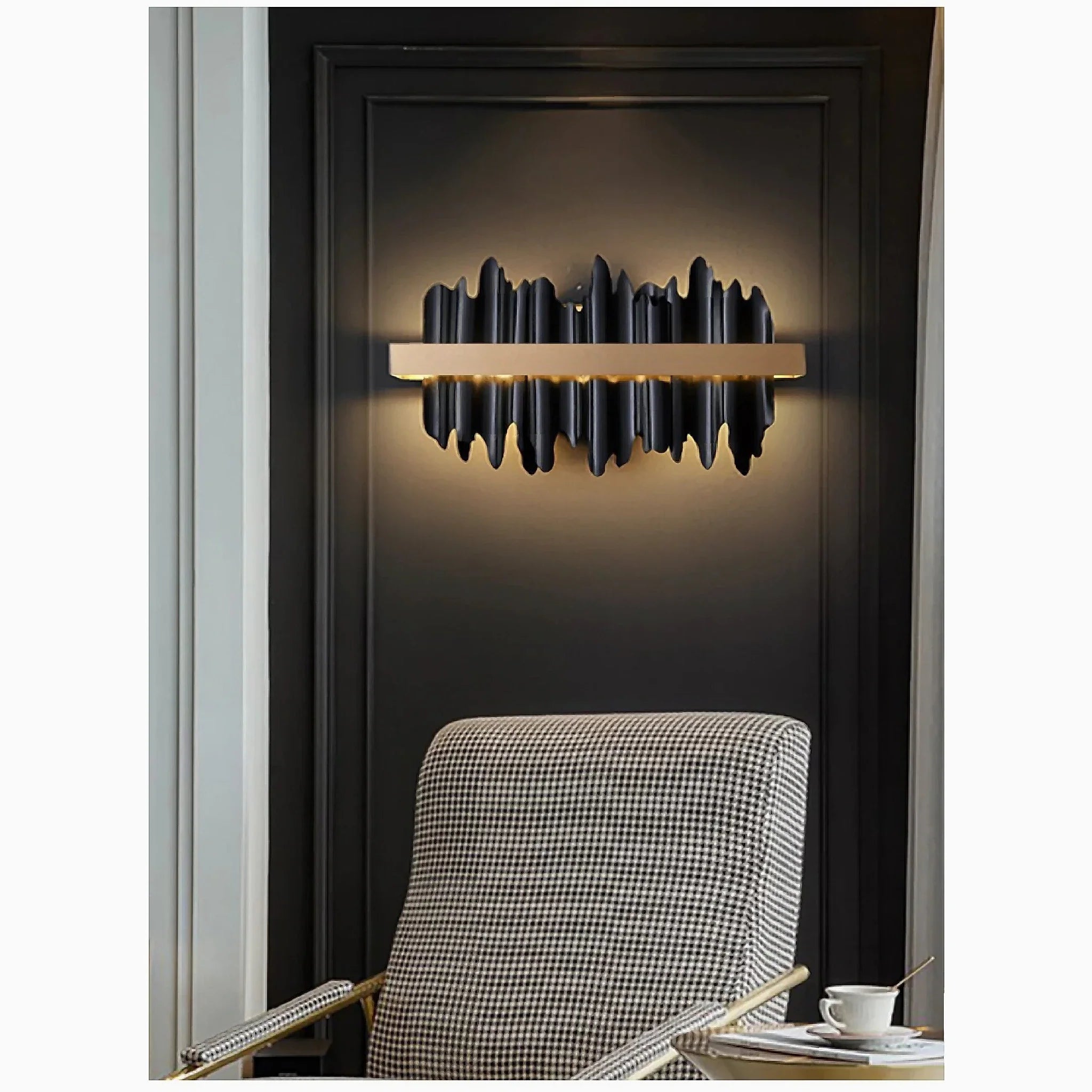 Moulinet | New Modern LED Gold/Black Wall Sconce