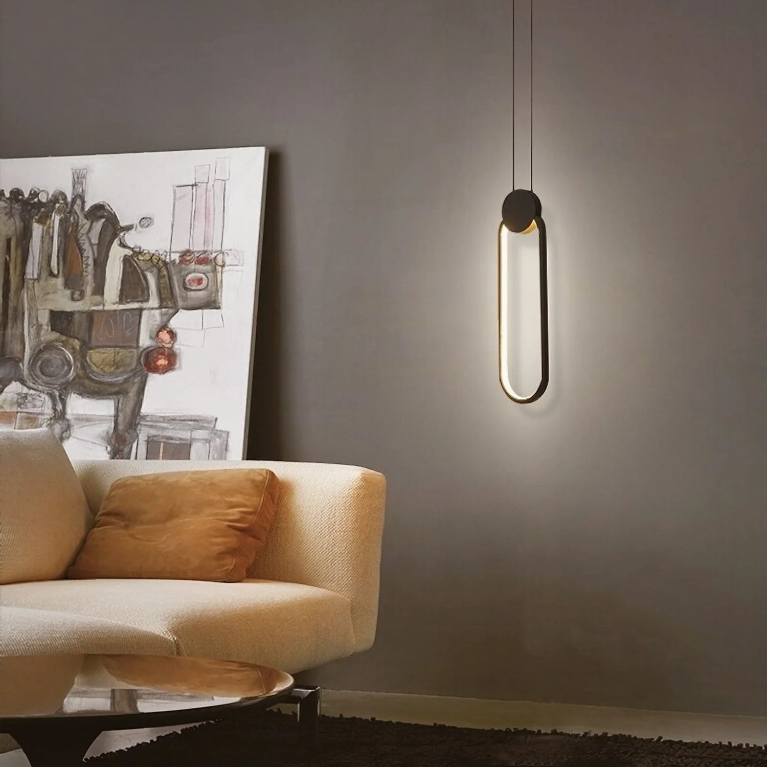 Bouyon | Modern LED Minimalist Creative Long Pendant Light