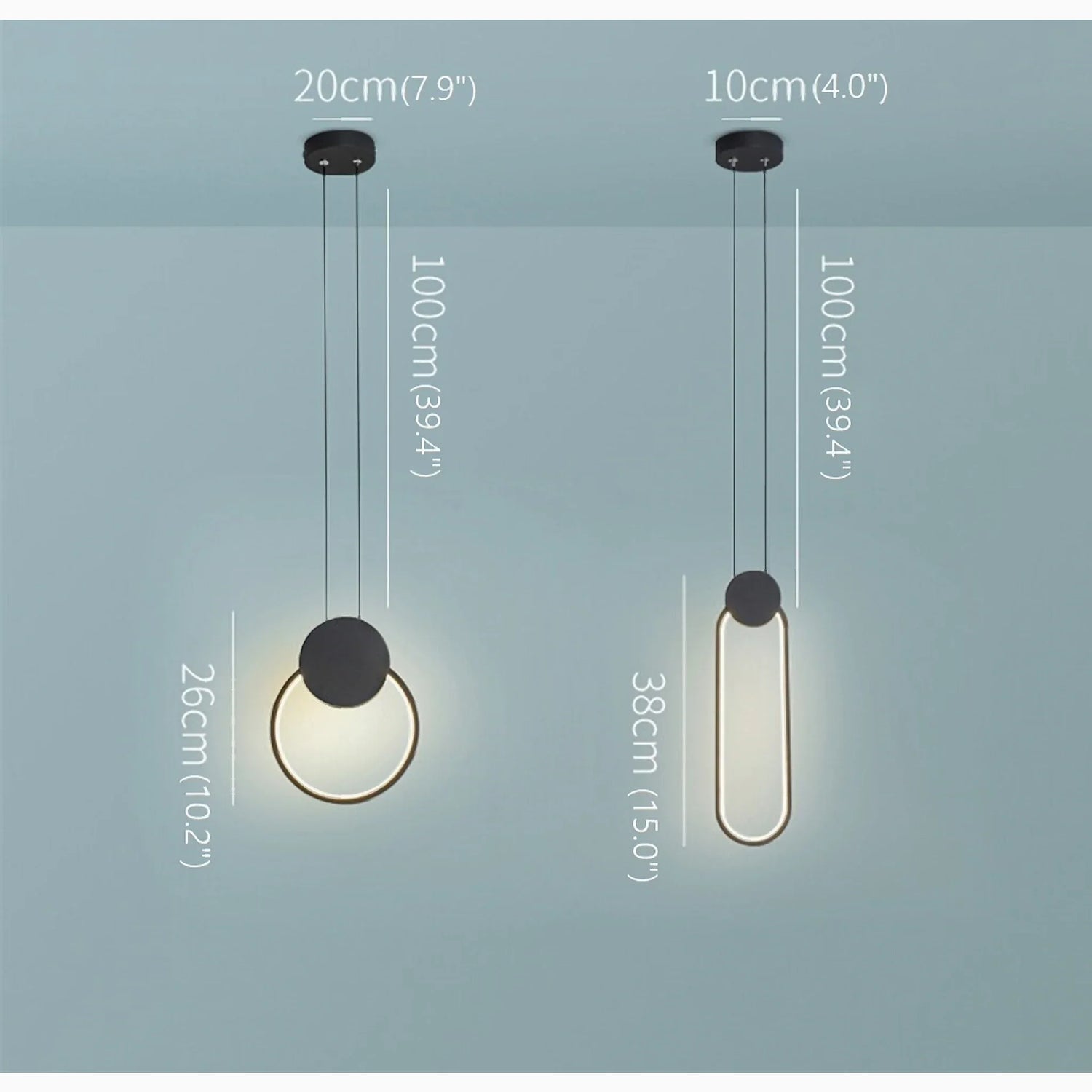 Bouyon | Modern LED Minimalist Creative Long Pendant Light