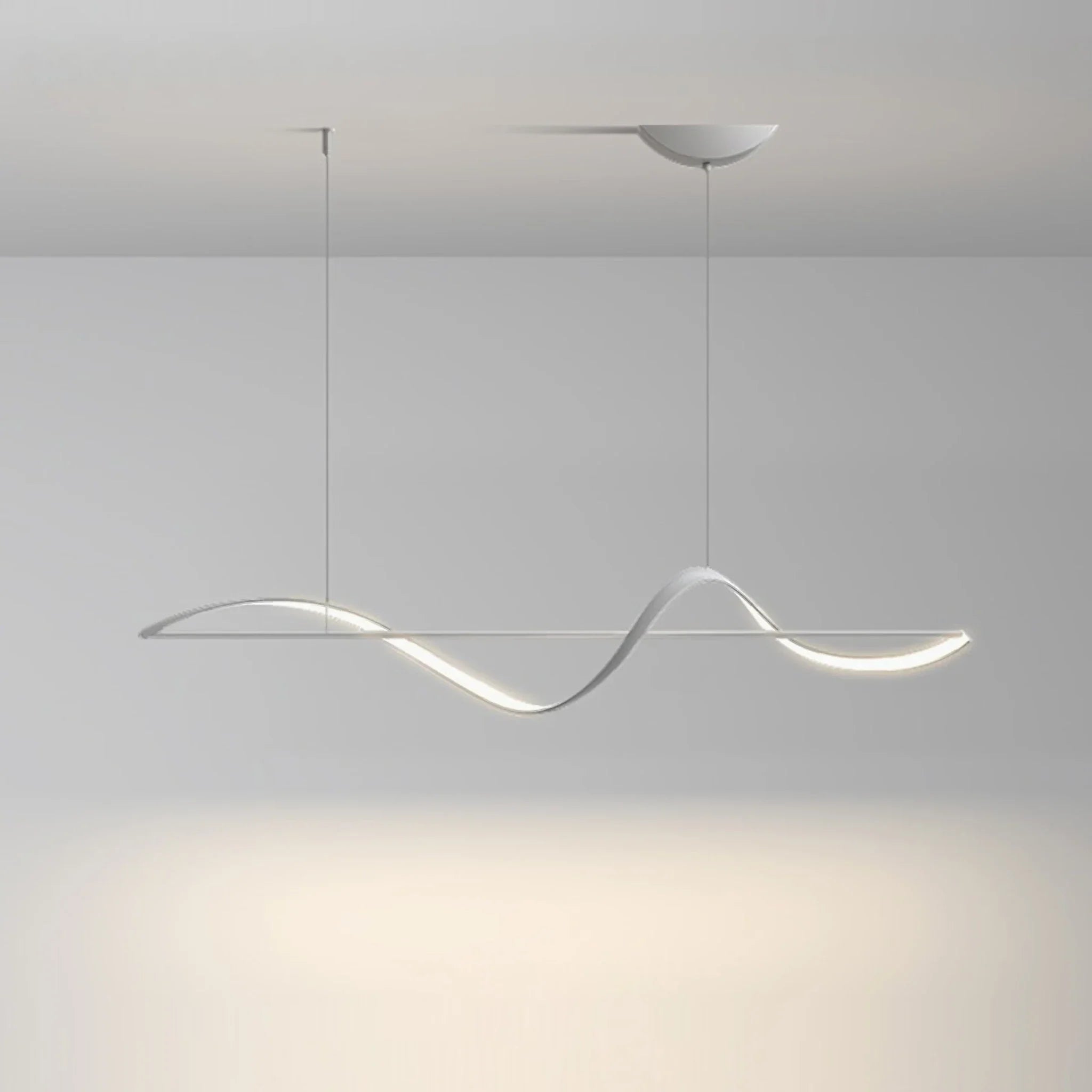 Carros | Minimalistic Wave Design Chandelier for Dining Room