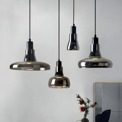 Entraunes | Smoky Grey Retro Pendant Lamp