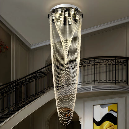 Golfe-Juan | Stunning Large Crystal Ceiling Chandelier