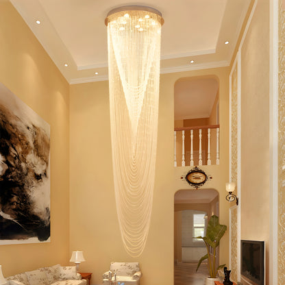 Golfe-Juan | Stunning Large Crystal Ceiling Chandelier