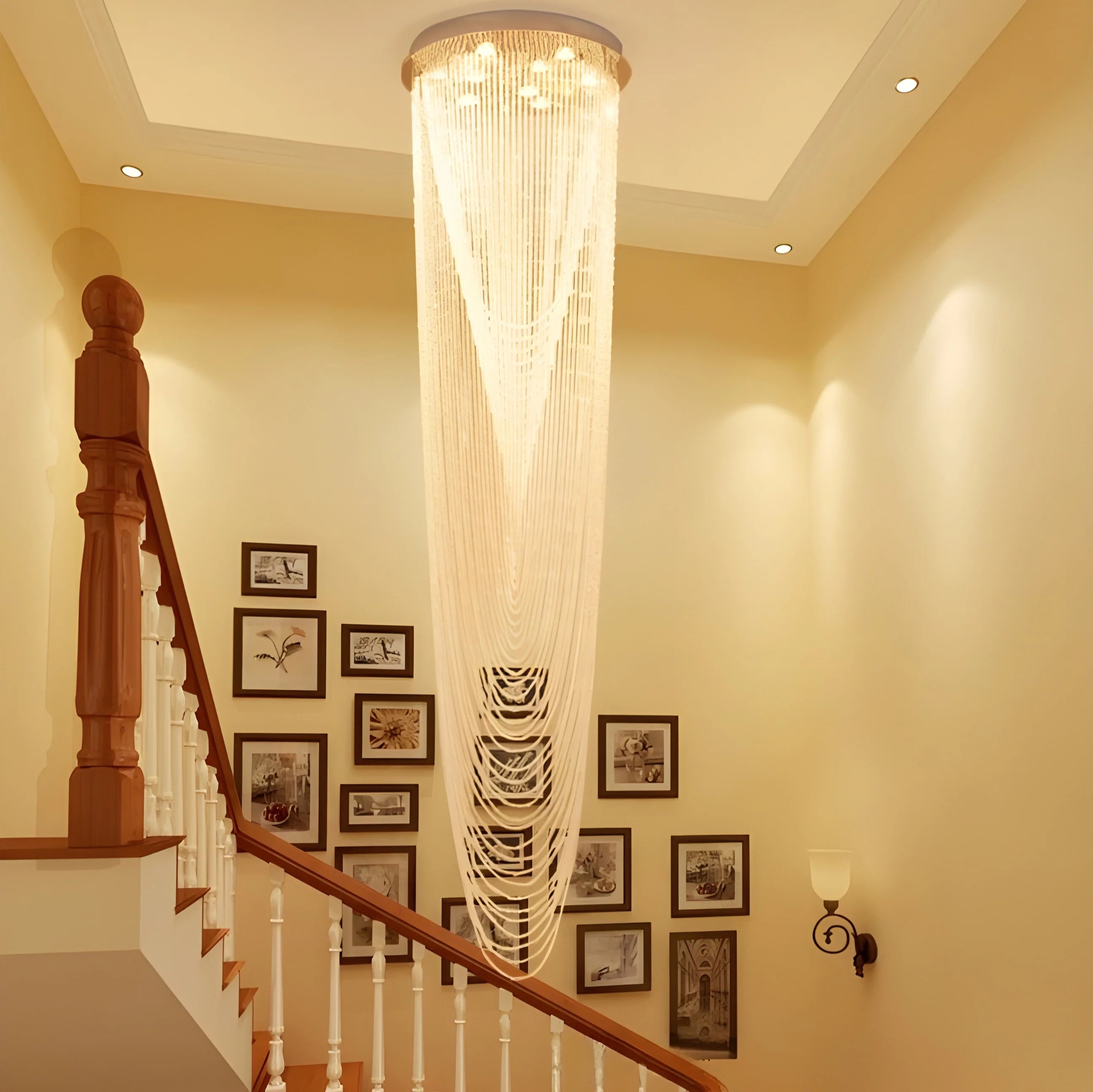 Golfe-Juan | Stunning Large Crystal Ceiling Chandelier